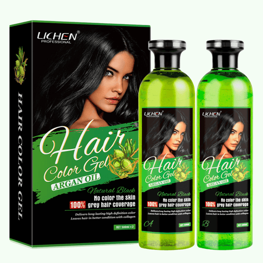 Hair Color Gel 500ml x 2=1000ml-Black Color