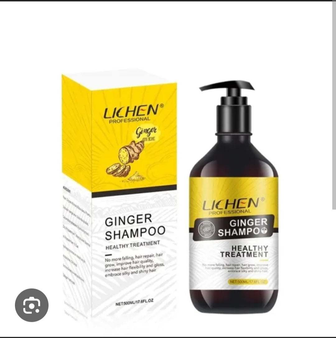 Hair Regrowth  Ginger Shampoo 500ml & Hair Regrowth Ginger Oil 30ml