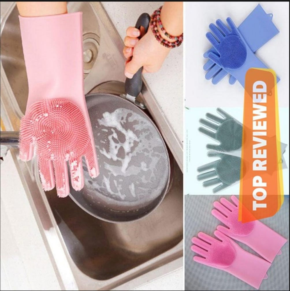 Hand Gloves For Women / Washing Gloves, Silicone Dish Washer, Hand Gloves For Cleaning